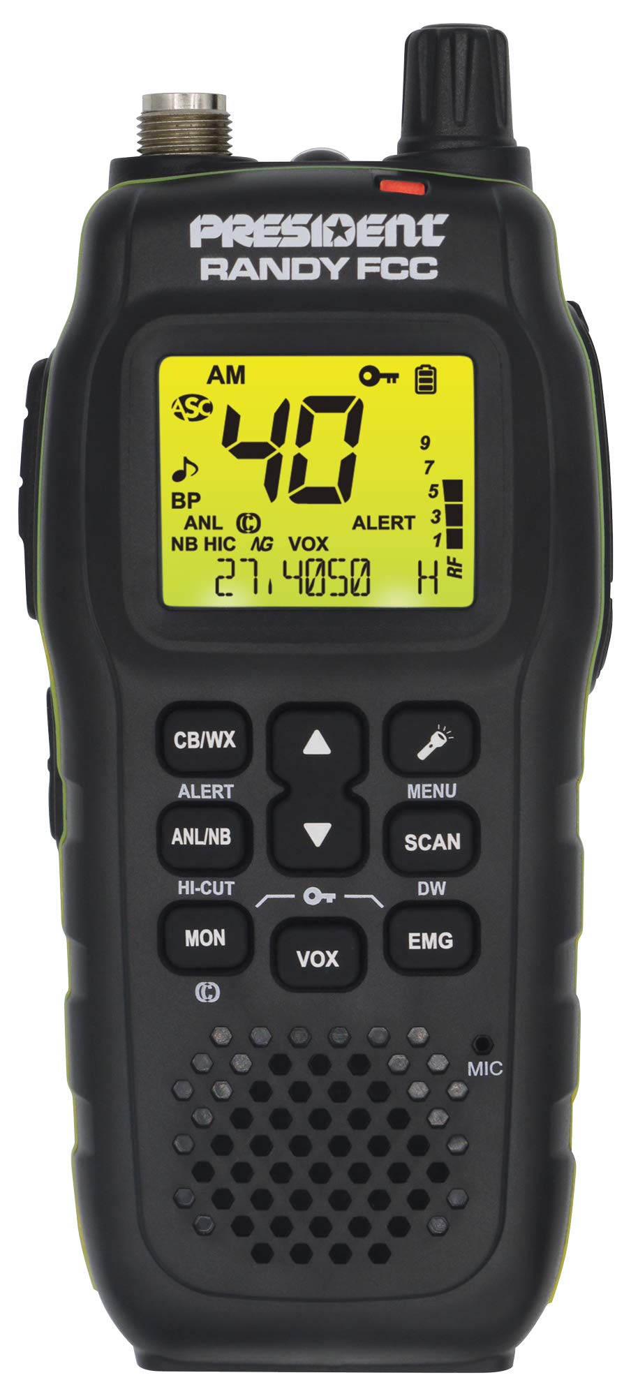 President Randy Fcc Handheld Or Mobile Cb Radio With Weather Channel And Alerts