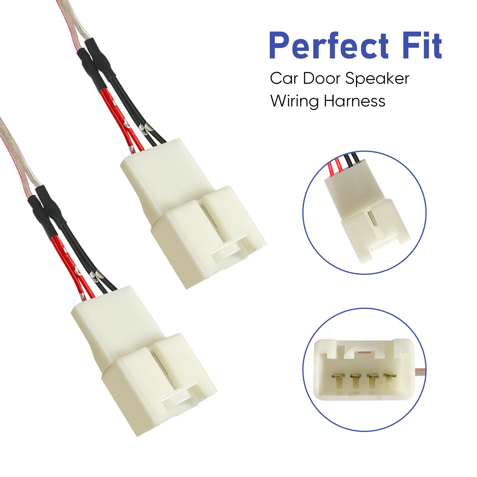 Car Door Speaker Wiring Harness Replacement For 2011 2021 Ford F150 Escape Focus Mustang Mazda 2 3 6 Cx5 Lincon Speaker Wire Ada