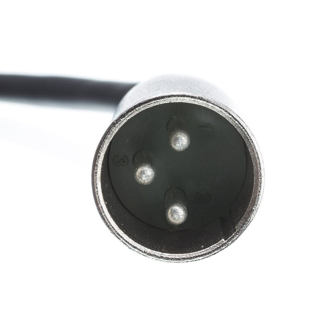 Cablewholesale 3 Pin Xlr Male To 1/4'' Mono Male Audio Cable, 24 Awg Microphone Cable, 6 Feet