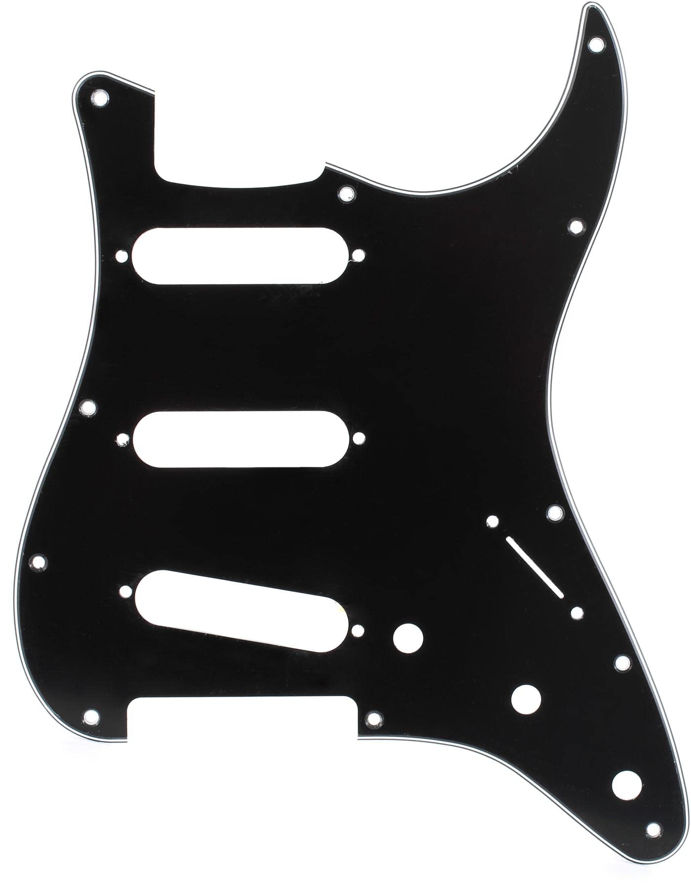 Fender Modern Pickguard, Stratocaster, 11 Hole   Black