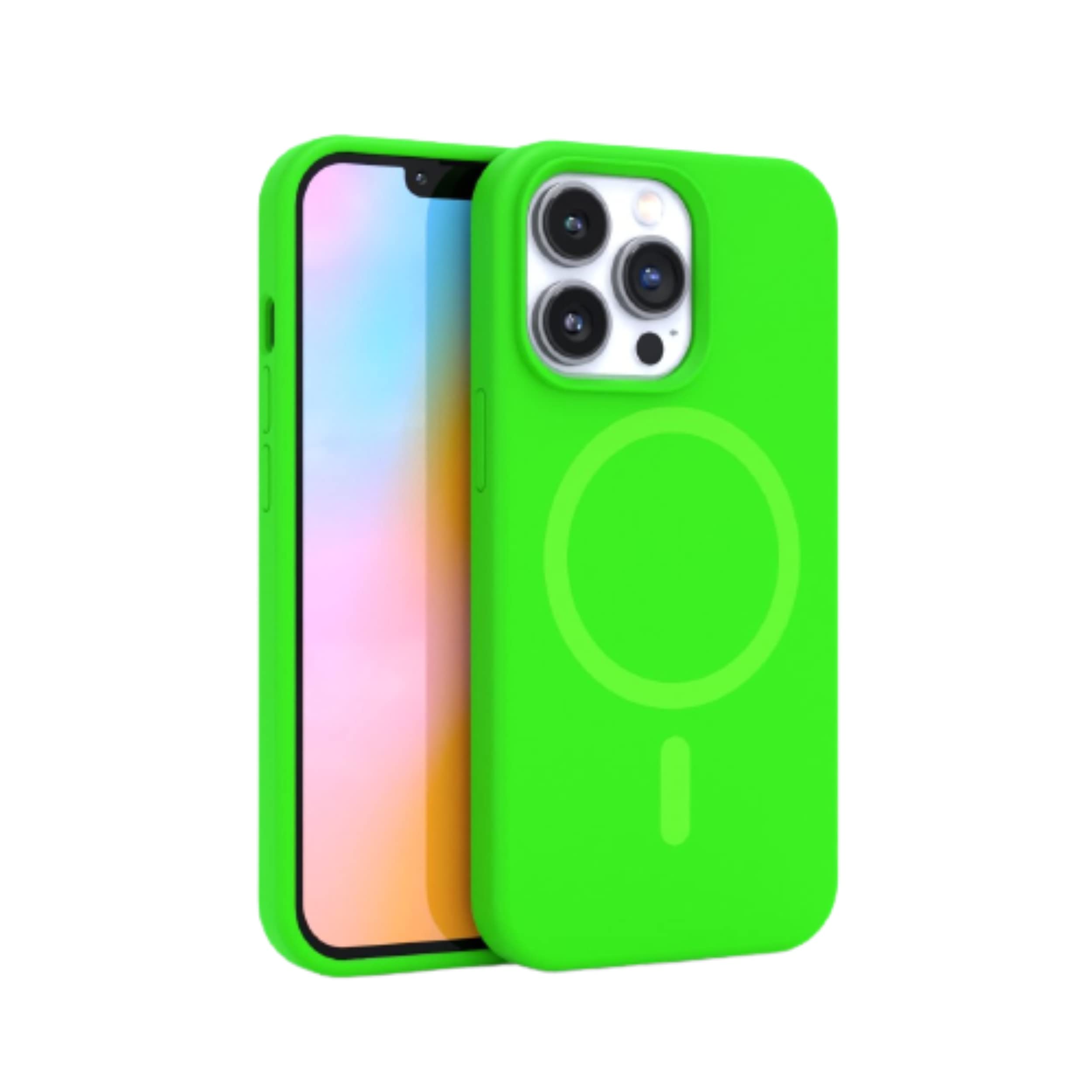 Felony Case   Iphone 12/12 Pro Magsafe Case, Stylish Neon Green Iphone Case   360    Shockproof Protective Case Designed For Iph