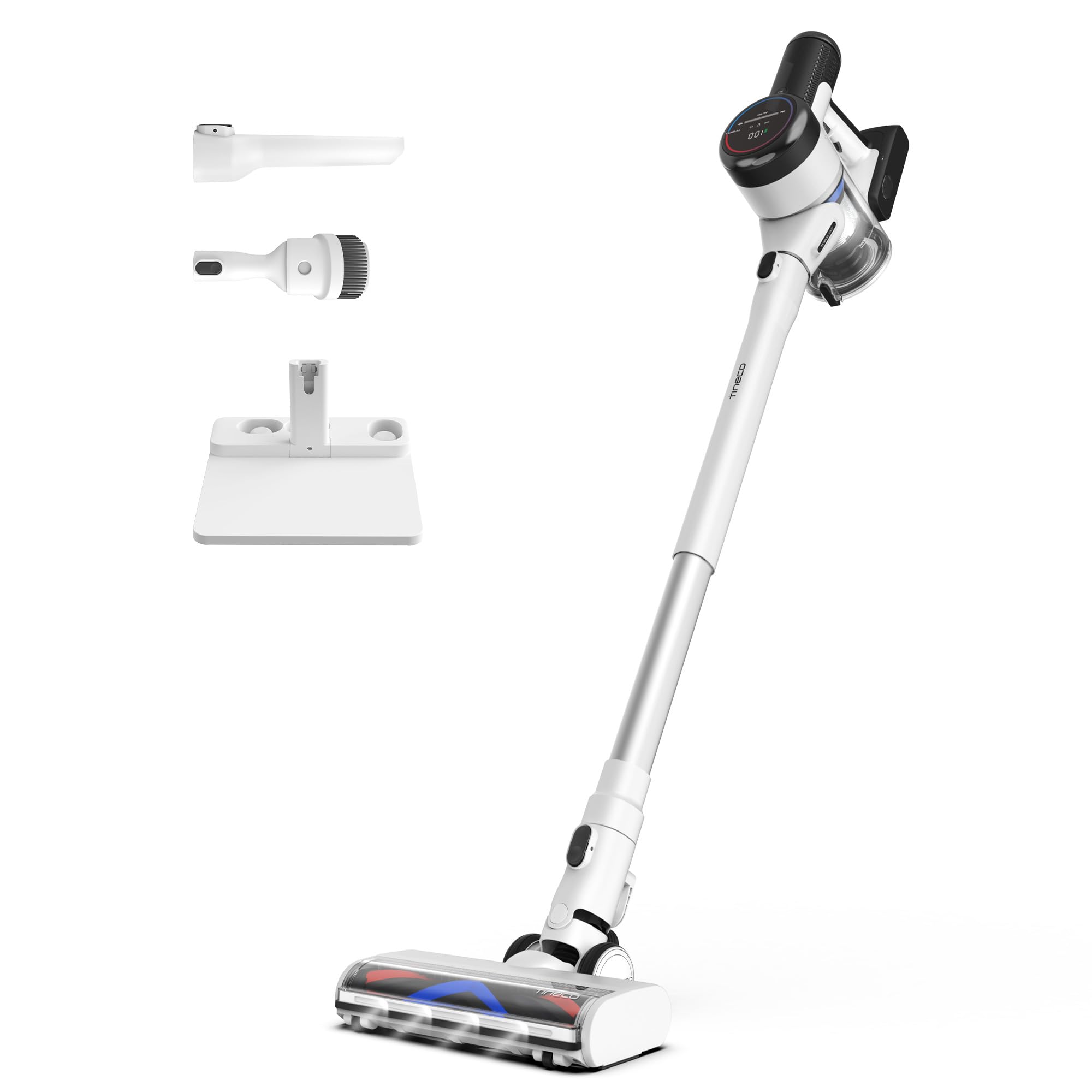 Tineco Pure One S15 Essentials Smart Cordless Vacuum Cleaner, Stick Vacuum With Anti Tangle Brush & Fade Free Suction, Deep Clea