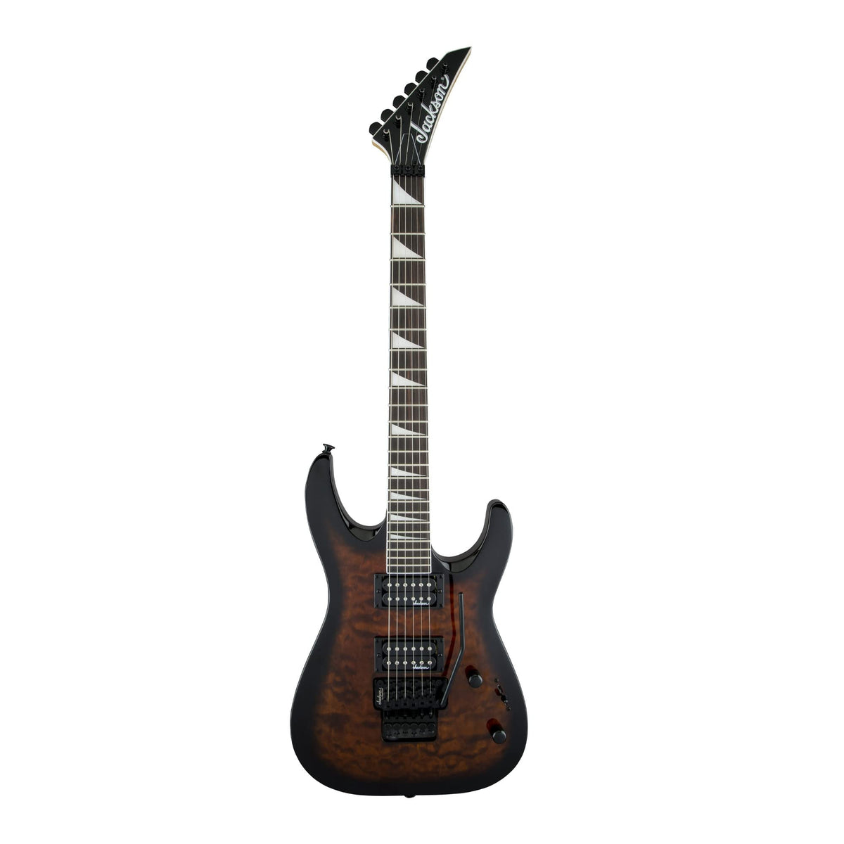 Jackson Js Series Dinky Js32Q   Dark Sunburst With Amaranth Fingerboard