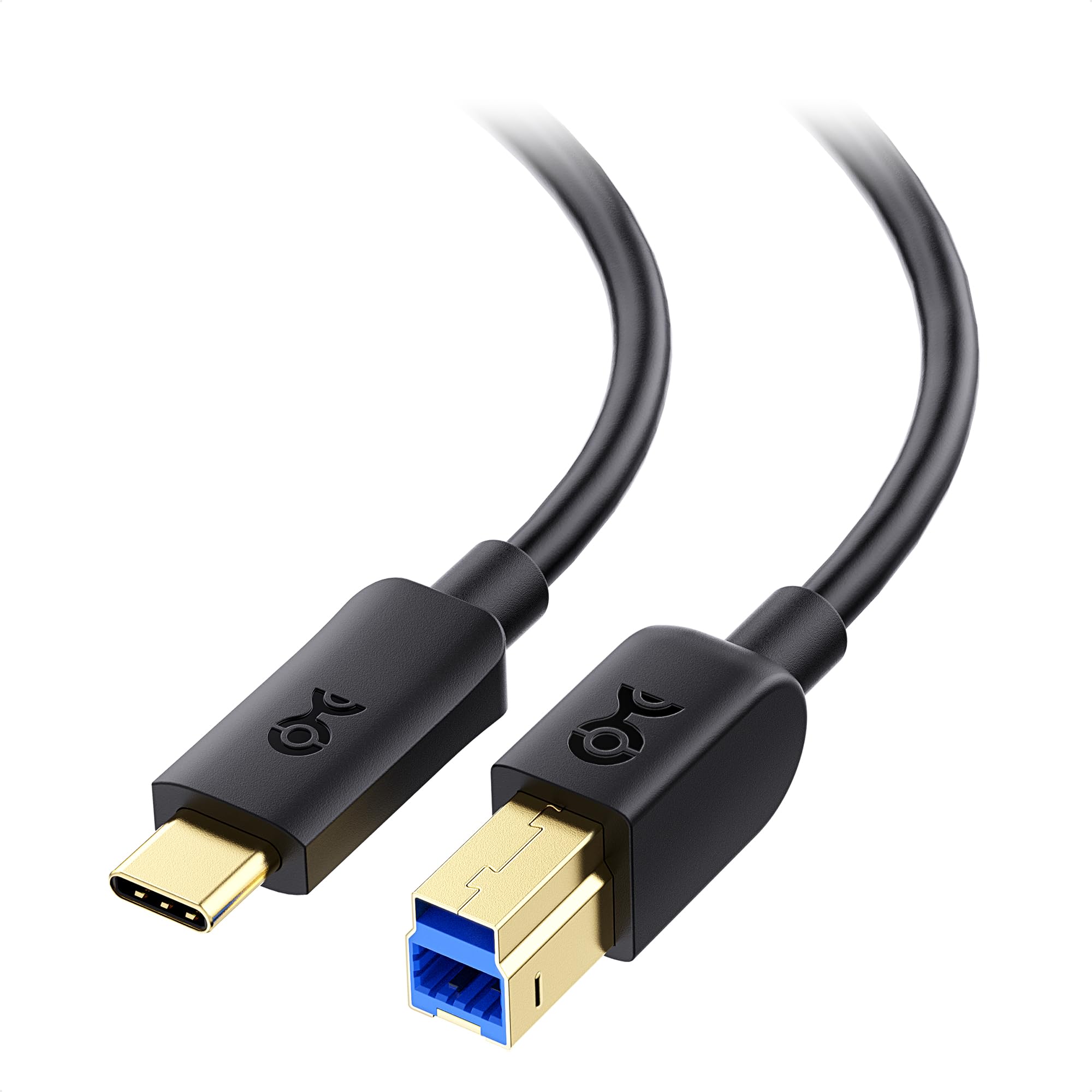 Cable Matters USB C to USB B 3.0 Cable   3.3ft, USBC to USB Type B 3.0 Cable, USB B to USB C, Black