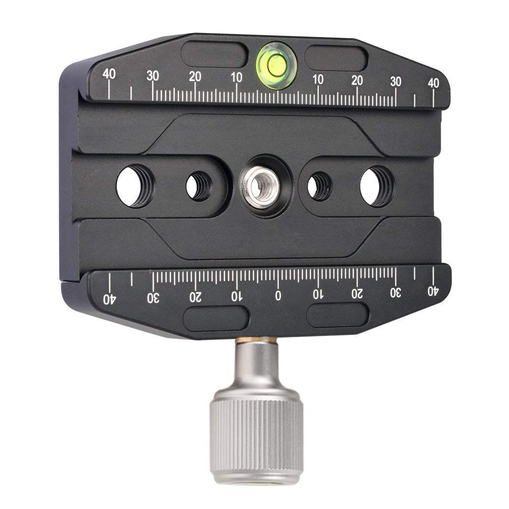 Fotoconic Cl 90N Quick Release Clamp With Arca Swiss Clamp Plate Aluminum Alloy For Tripod Or Monopod Compatible