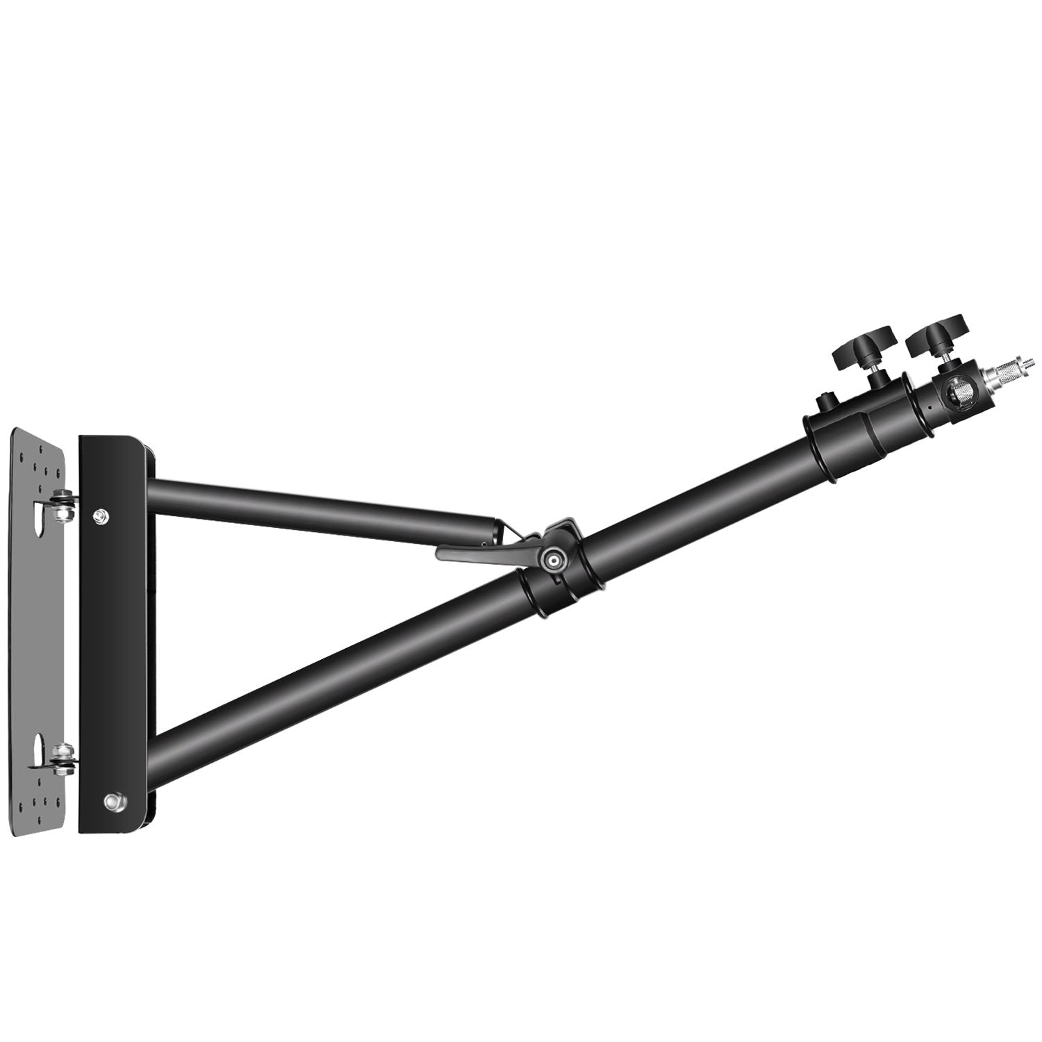 Neewer Triangle Wall Mount Arm For Photography Studio Strobe Monolight Softboxes Umbrellas Reflectors Flexible Rotation 180 Degr
