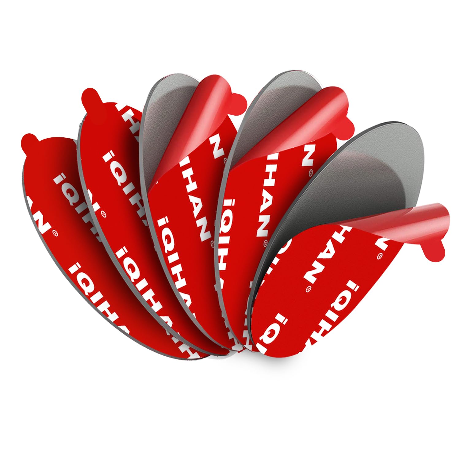 Sticky Adhesive Pad Replacement For Suction Cup Mount, 5Pcs Circle 70Mm(2.76'') Extra Strong Double-Sided Sticker Tapes For Univ