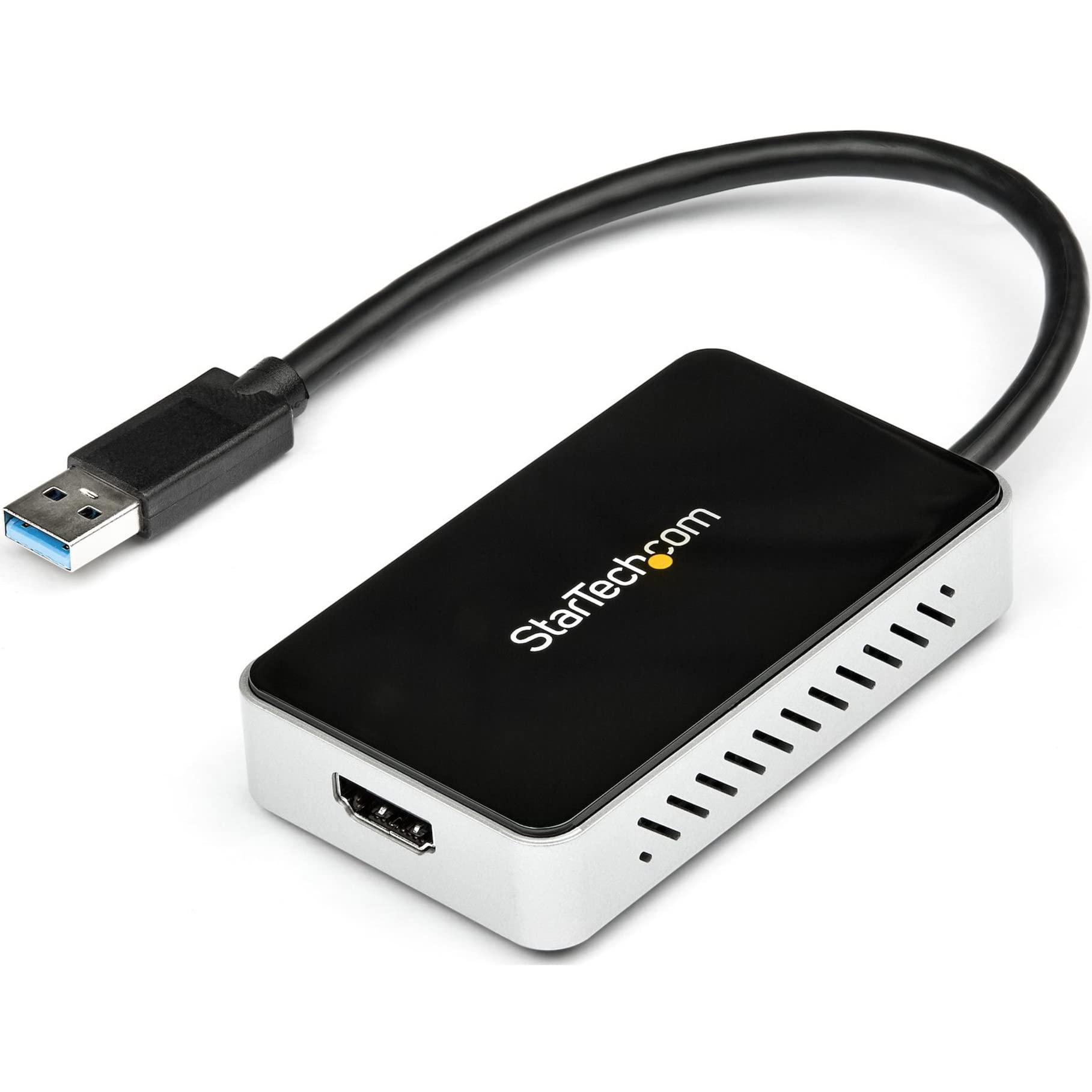 Startech.Com Usb 3.0 To Hdmi & Dvi Adapter With 1X Usb Port   External Video & Graphics Card Adapter   Dual Monitor Hub   Suppor