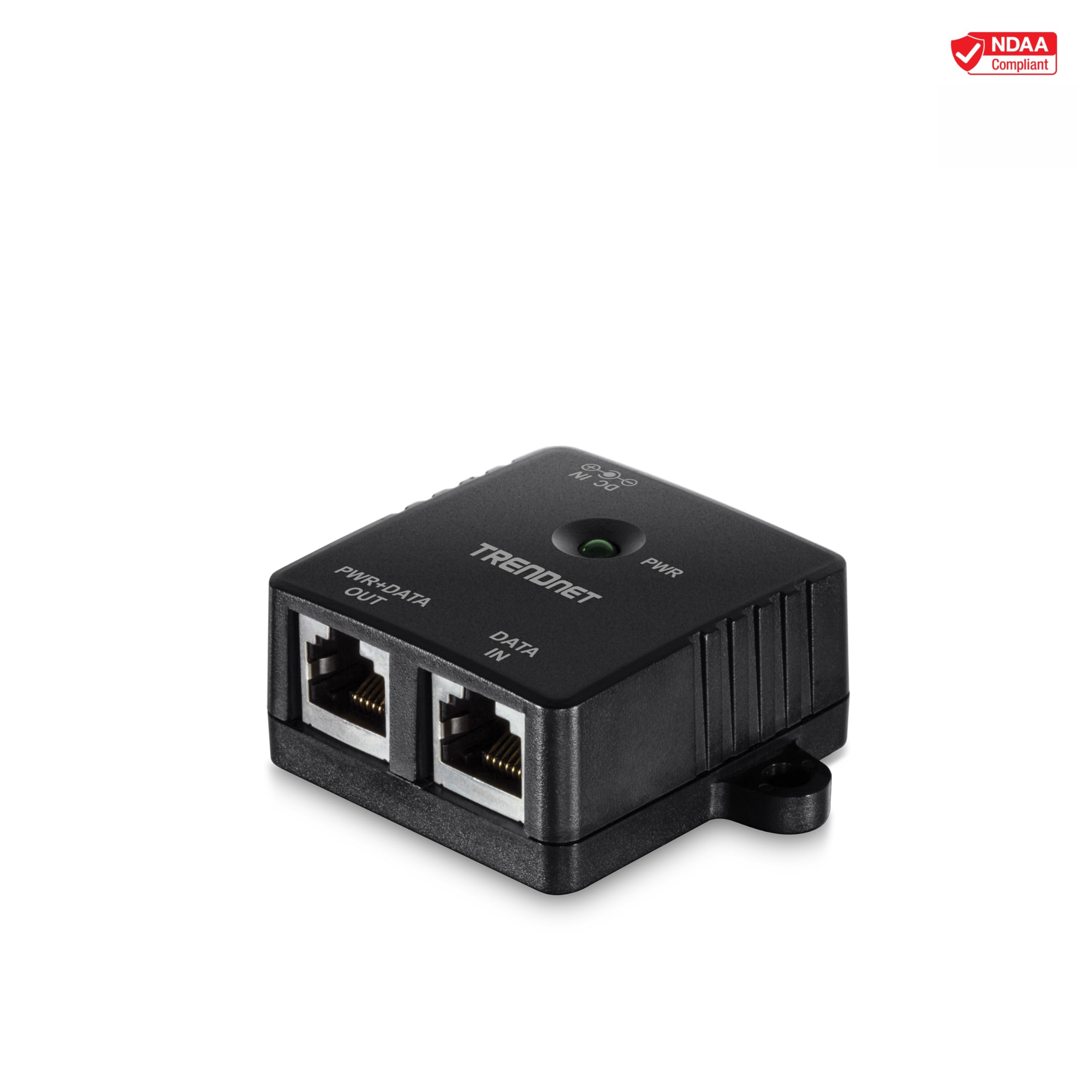 Trendnet Gigabit Power Over Ethernet Injector, Full Duplex Gigabit Speeds, 1 X Gigabit Ethernet Port, 1 X Poe Gigabit Ethernet P