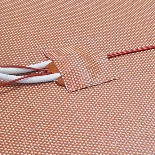 Cr10 S5 Silicone Heater Pad 508 X 508Mm 20'' X 20'' Heated Bed W/ 24 Holes For Creality Cr 10 S5 3D Printer Large Print Bed, Adh