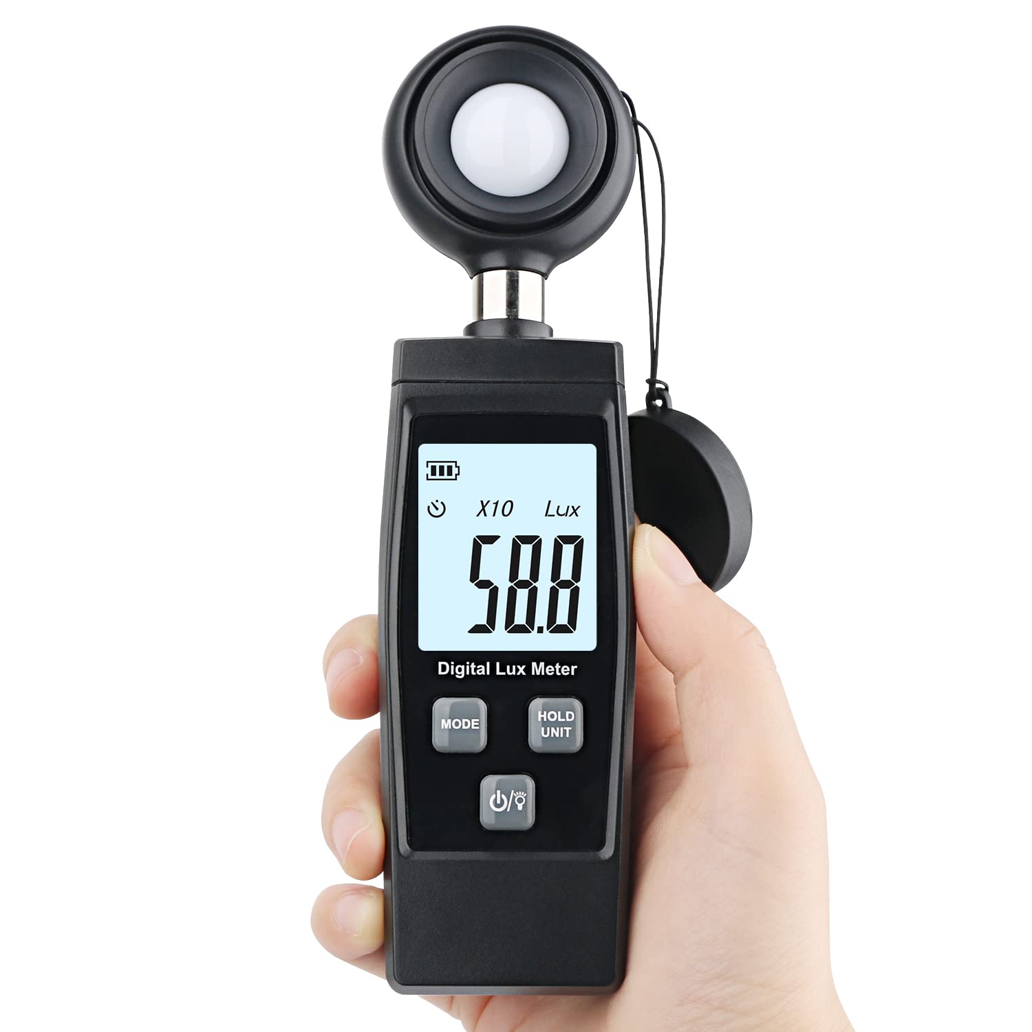 Light Meter, Xrclif Handheld Lux Meter For Ambient Light Intensity Monitoring, Digital Photometer Range Up To 200,000 Lux, Photo