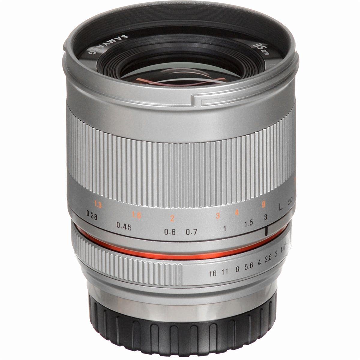 Rokinon 35Mm F/1.2 High Speed Wide Angle Lens For Fujifilm X Mount, Silver
