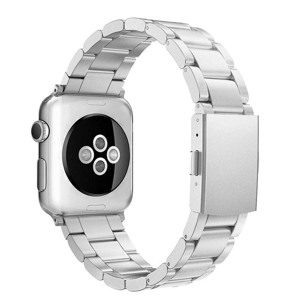 Simpeak Slim Metal Band Compatible With Apple Watch Series 9 8 7 (41Mm) Series 6 Se 5 4 (40Mm) Series 3 2 1 (38Mm) Women Men Sol