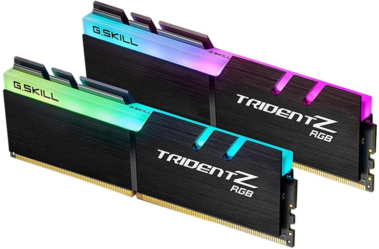 G.Skill Trident Z Rgb Series 16Gb (2 X 8Gb) 288 Pin Sdram (Pc4 28800) Ddr4 3600 Cl18 22 22 42 1.35V Dual Channel Desktop Memory