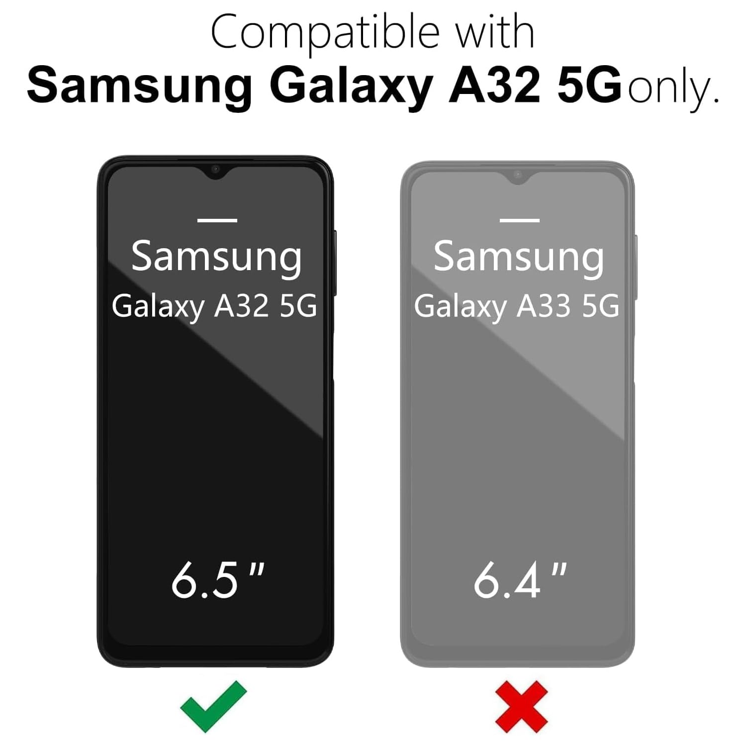 Oakxco For Samsung Galaxy A32 5G Phone Case Liquid Silicone, Fluorescent Bright Solid Color, Cute Thin Slim Soft Rubber Tpu Plai