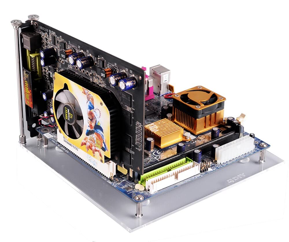 Ediy Pc Open Frame Test Bench Itx Atx Mini Itx Matx Eatx Motherboard Transparent Acrylic Overlock Computer Case Diy Mod Base Sta