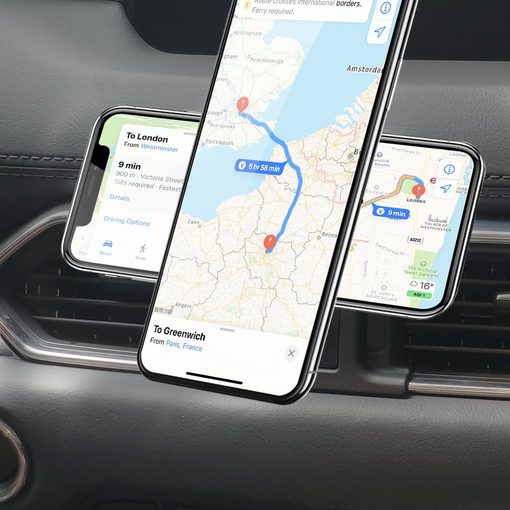 Beerte Fits For Magsafe Car Mount For Mazda Cx-5 2017-2025 [20 Strong Magnets] Magnetic Phone Holder For Iphone 15 14 13 12 Mags