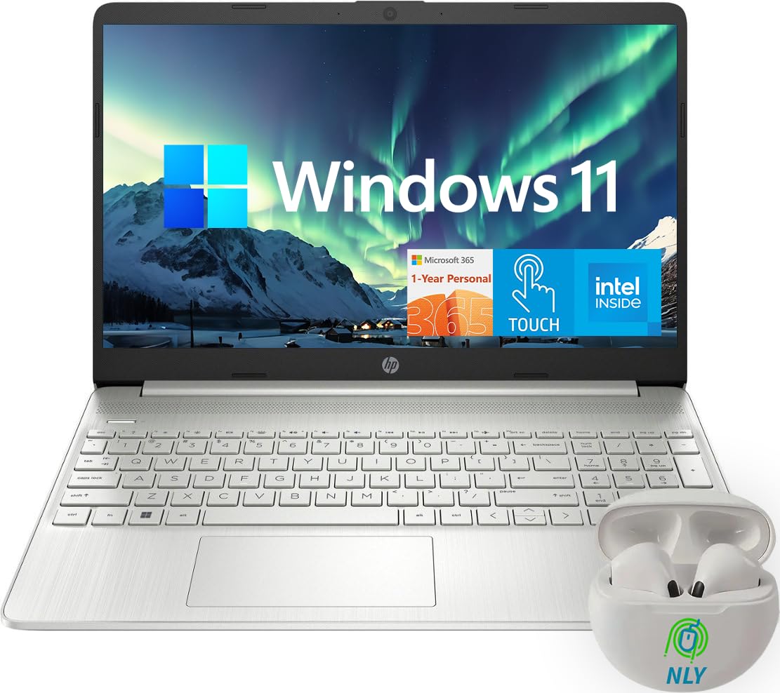 Hp Touchscreen 15.6'' Laptop Computer With 1-Year Microsoft Office 365, Led Display Laptop 32Gb Ram, 1Tb Ssd, Intel Core I5-1135