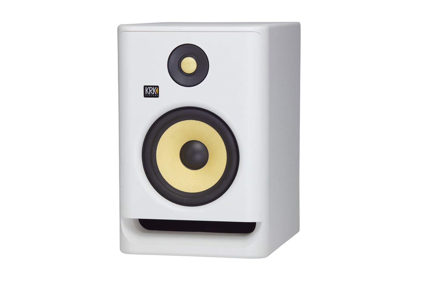 RiotSound KRK RP5 Rokit 5 G4 Powered Studio Monitors, 5" Bi-Amp, White, Model RP5G4WN - PAIR