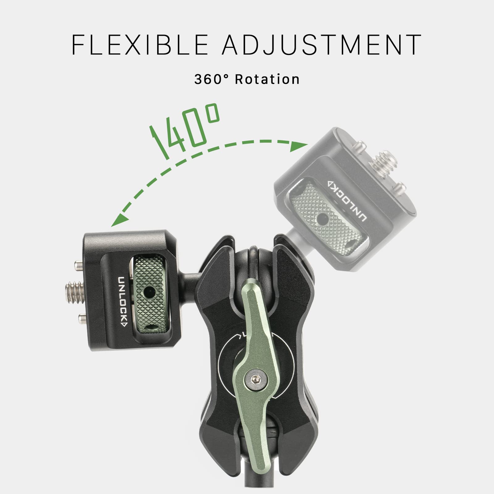 Tilta Mini Articulating Arm | Mount Camera Accessories With 1/4' 20 To 1/4' 20 (With Locating Pins) Connectors (Others Available Separately) | Ta Maa