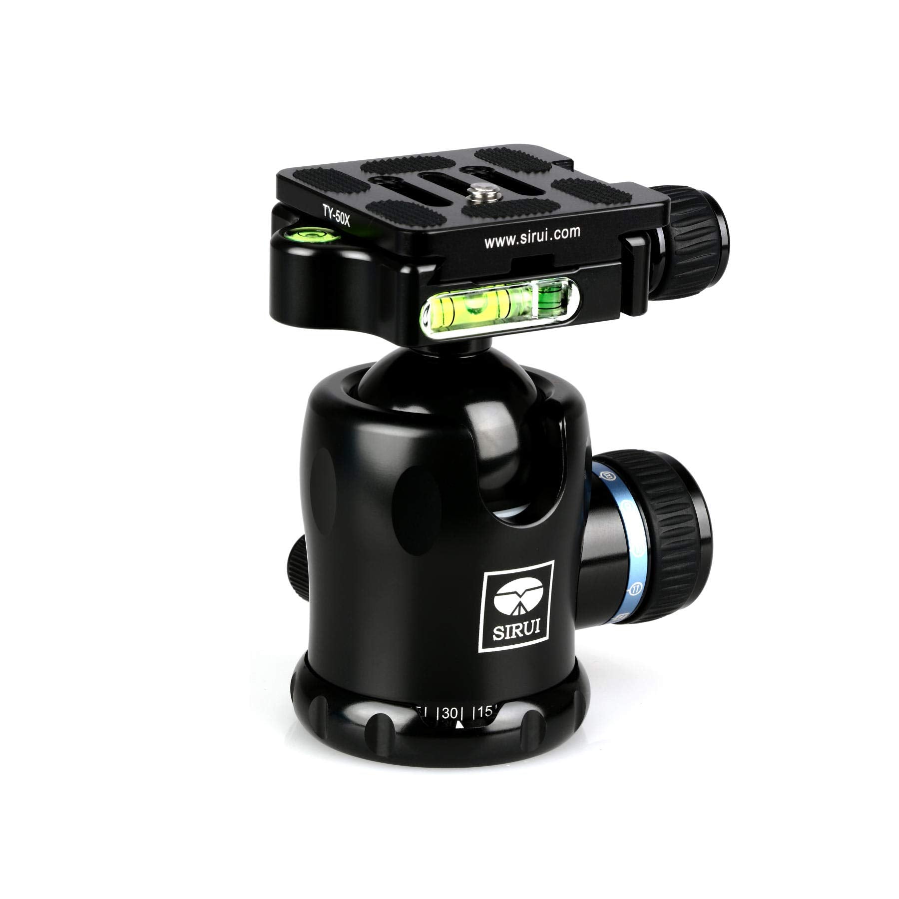Sirui Kx Series Aluminium Tripod Head Incl. Ty Series Quick Release Plate   Black (K 20X)