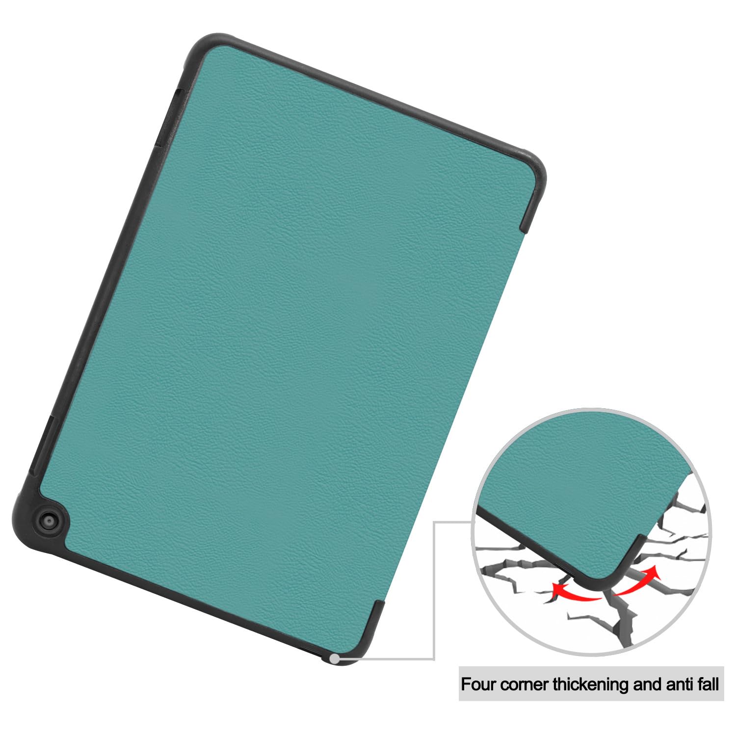 Snowwicase Tablet Case Fits 8 Inch Tablet 2022/2020,[Sleep/Wake] Slim Soft Tpu Back Smart Magnetic Stand Protective Cover Cases,