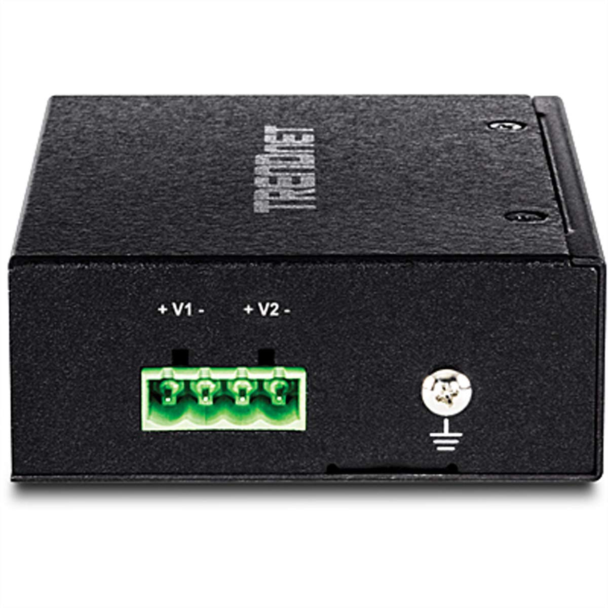 Trendnet Industrial Gigabit Upoe Splitter, Dual Dc Power Outputs, Din Rail Or Wall Mountable, Adjustable Voltage Output, Ti Sg104