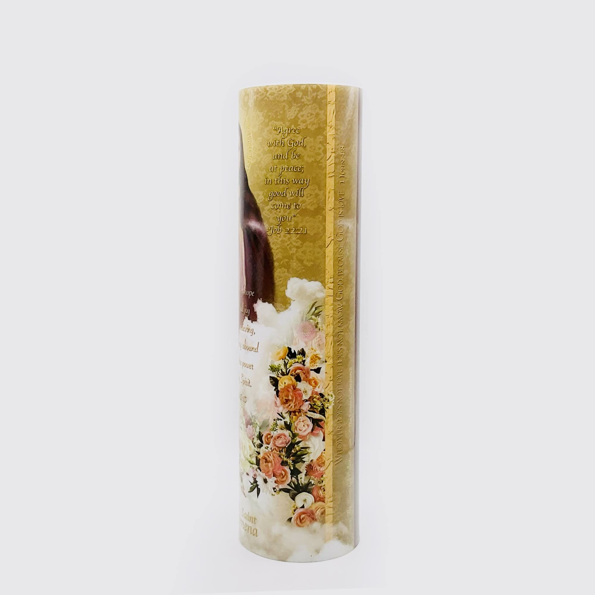 The Saints Collection St Philomena, Led Flameless Devotional Prayer Candle
