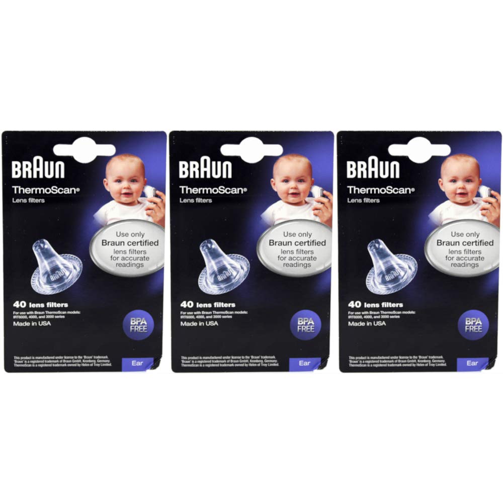 Braun Thermoscan Lf40 Lens Filters, 40 Each (Value Pack Of 3)3