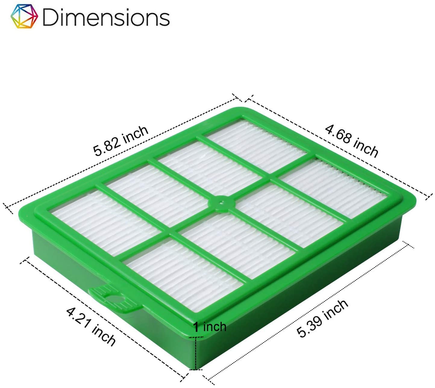 Replacement El012B Electro H12 Hepa Filter Compatible With Electrolux El4050 El4100 El4101A El4335A El6986A El012W Vacuums Clean