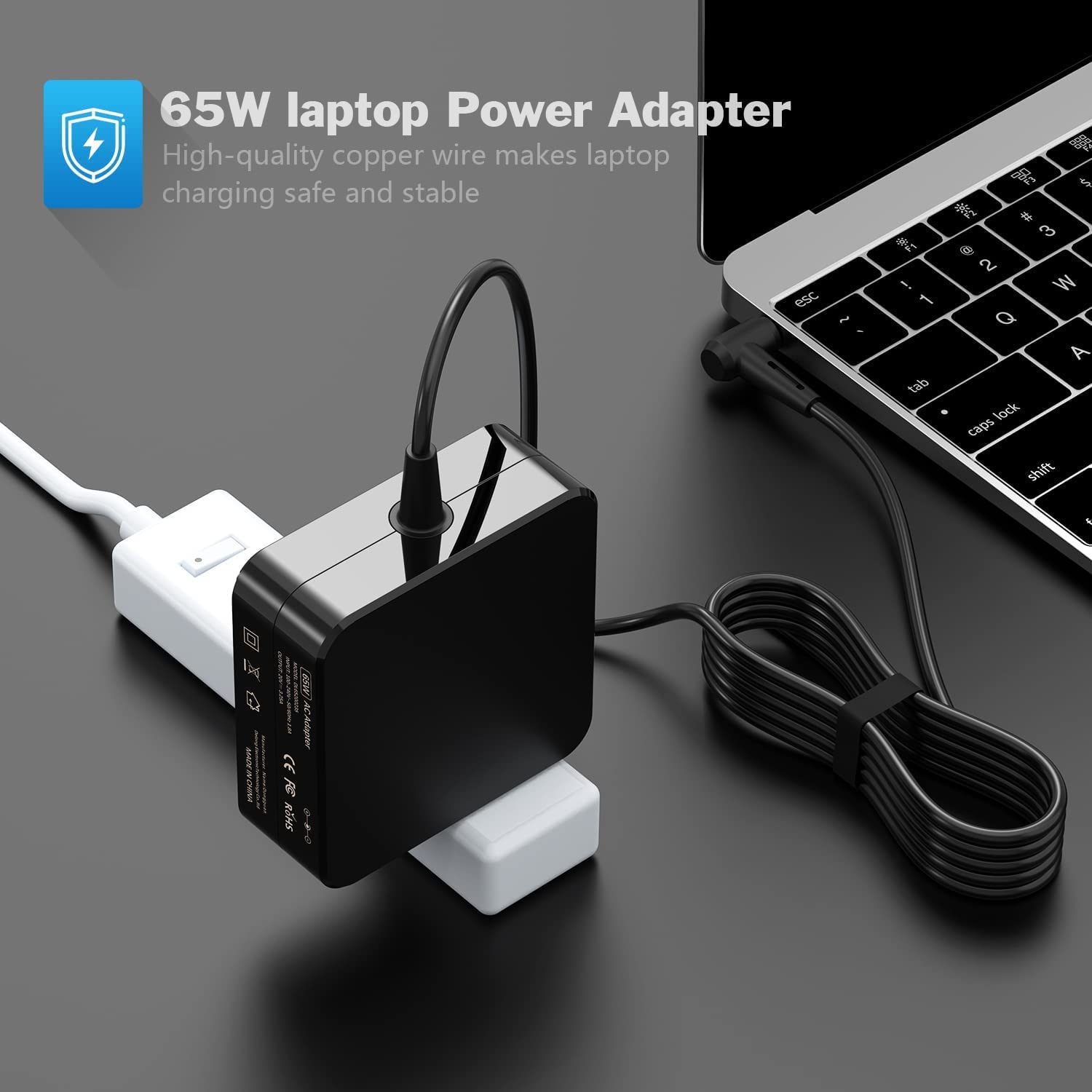 65W Laptop Charger Wall Adapter For Lenovo Ideapad 710S 710 510S 510 310 110 100 100; Yogo 710 510 Flex 4 1480 1580 Laptops P/N: Adlx65Clgu2A 5A10K78745