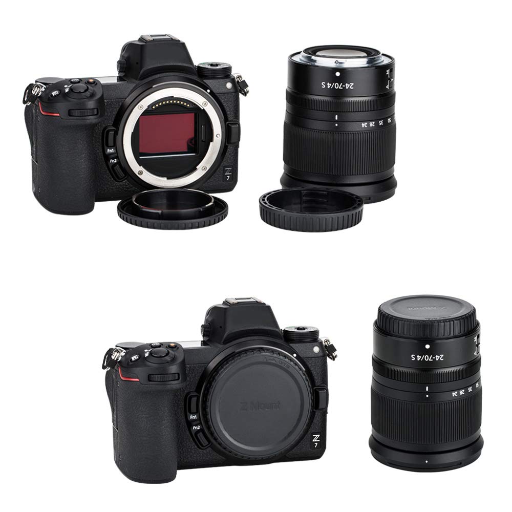 2 Pack Z Mount Body Cap Cover & Rear Lens Cap For Nikon Z8 Z9 Z7 Z7Ii Z6 Z6Ii Z6Iii Z5 Z50 Z30 Zf Z Fc Zfc Mirrorless Camera And