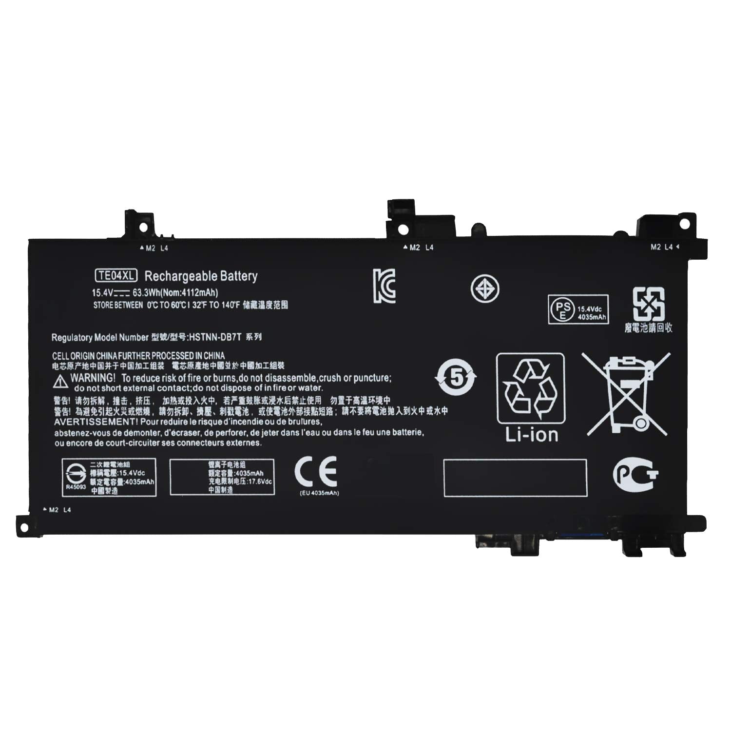 Emaks Te04Xl Battery For Hp Owmen 15 Ax200:15 Ax250Wm 15 Ax210Nr 15 Ax243Dx 15 Ax256Nr 15 Ax252Nr 15 Ax220Tx 15 Ax220Tx;Hp Pavil