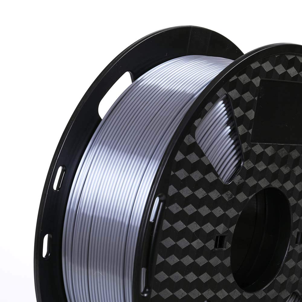 Silk Silver Pla 3D Printer Filament 1.75 Mm 1 Kg 2.2Lb Shiny Silky Shine Purple Black Red Copper Printing Material Silky Metalli