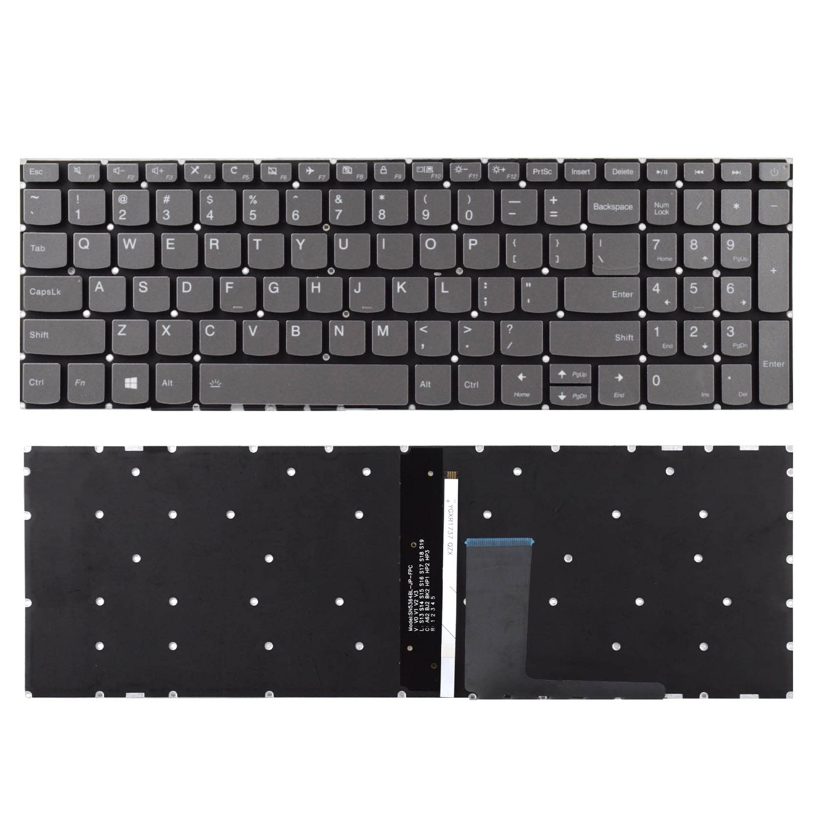 Sunmall Replacement Keyboard With Backlight Compatible With Lenovo Ideapad 320 15Abr 320 15Iap 320 15Ikb 320 17Ikb 320S 15Isk 32