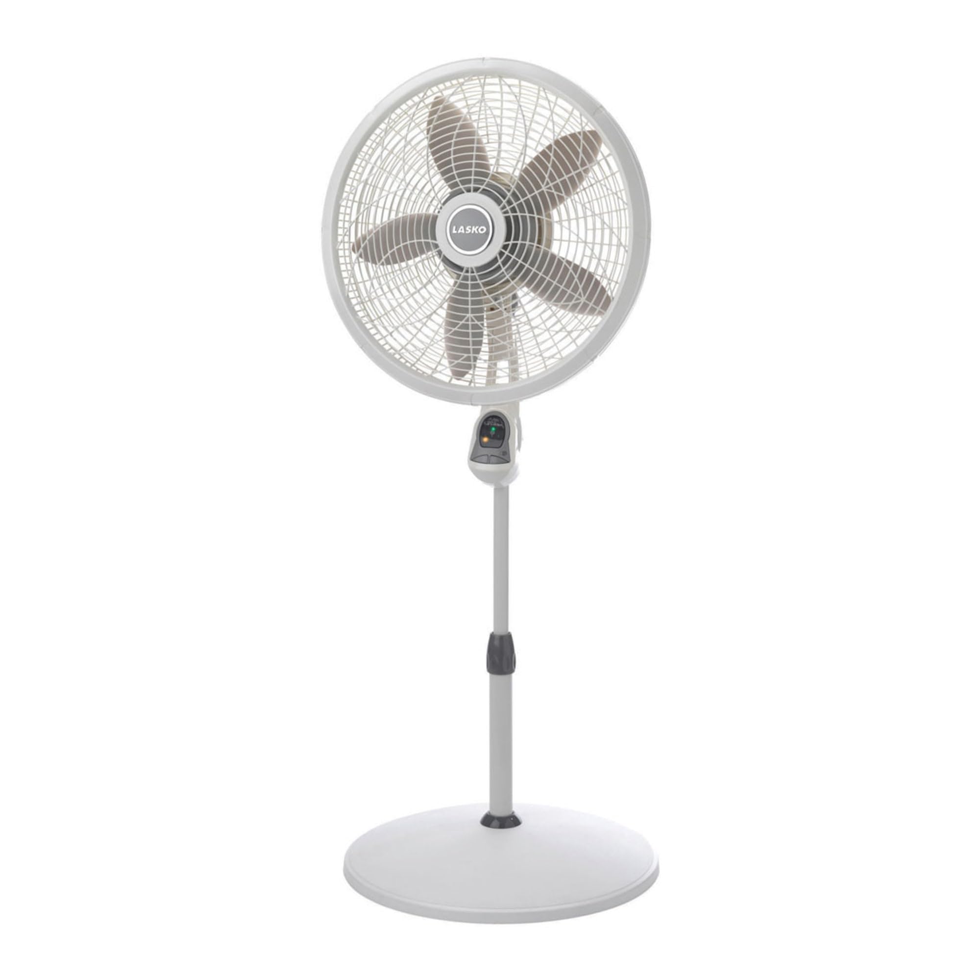 Lasko Lasko 18 Remote Control Elegance & Performance Pedestal, 3 Speed (1850) Household Fans, 26 X 21 X 6 Inches, White