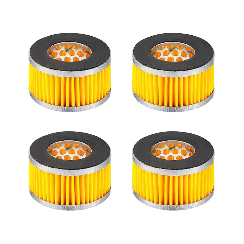 Hayeastdor 4Pcs Air Compressor Intake Paper Filter Elements Piston Type Air Replacement Filter Element Accessories Air Compresso