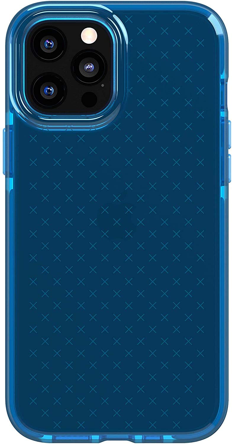 Tech21 Evo Check Phone Case For Apple Iphone 12 Pro Max With 12 Ft Drop Protection, Classic Blue