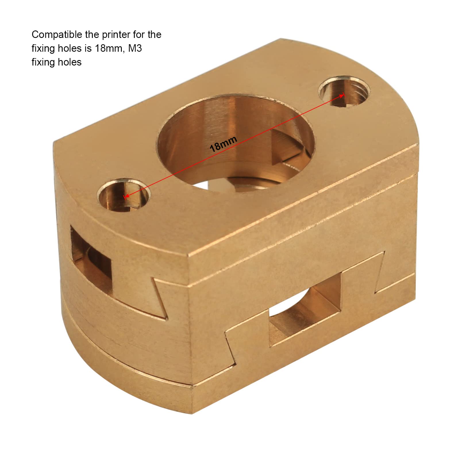 Enomaker Upgrade Brass Z Axis Coupler Oldham Coupling Avoid Vibration Improve Printing Quality For Creality Ender 3 Pro V2 Cr 10