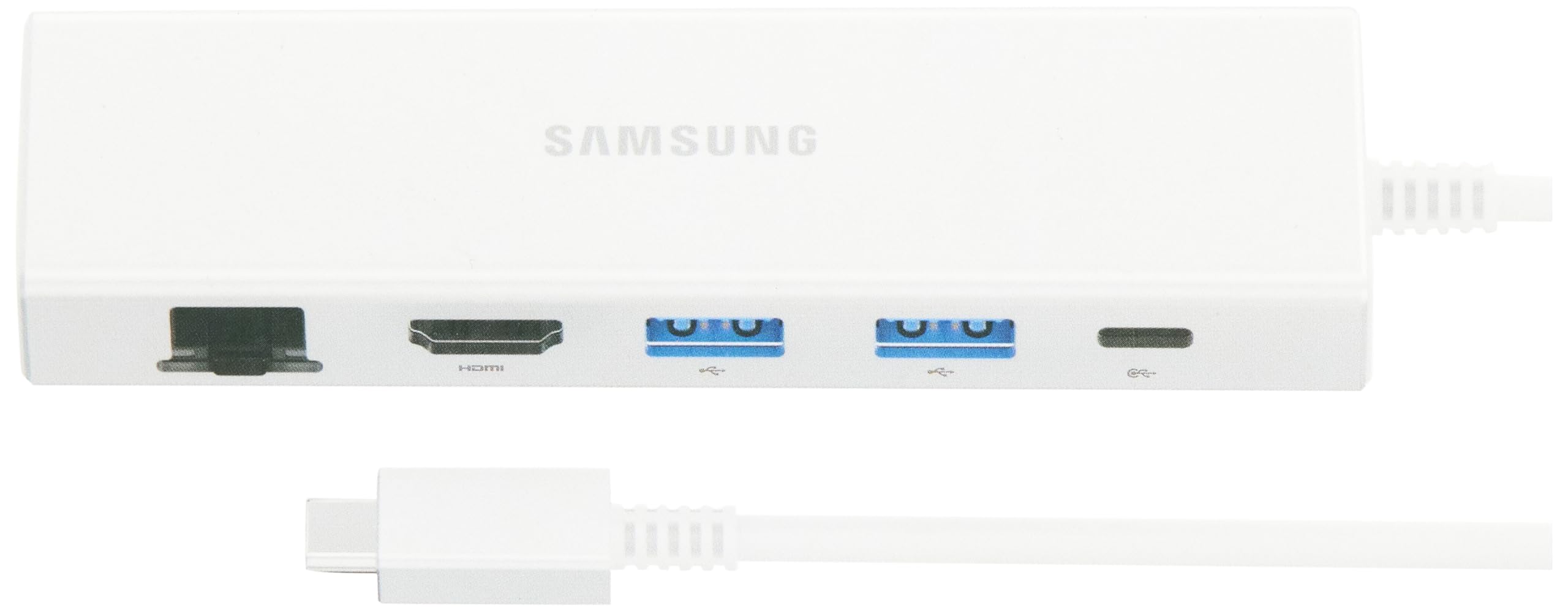 Samsung Multiport Adapter - Usb C, Usb C, Hdmi Fhd& Rj45 Silver