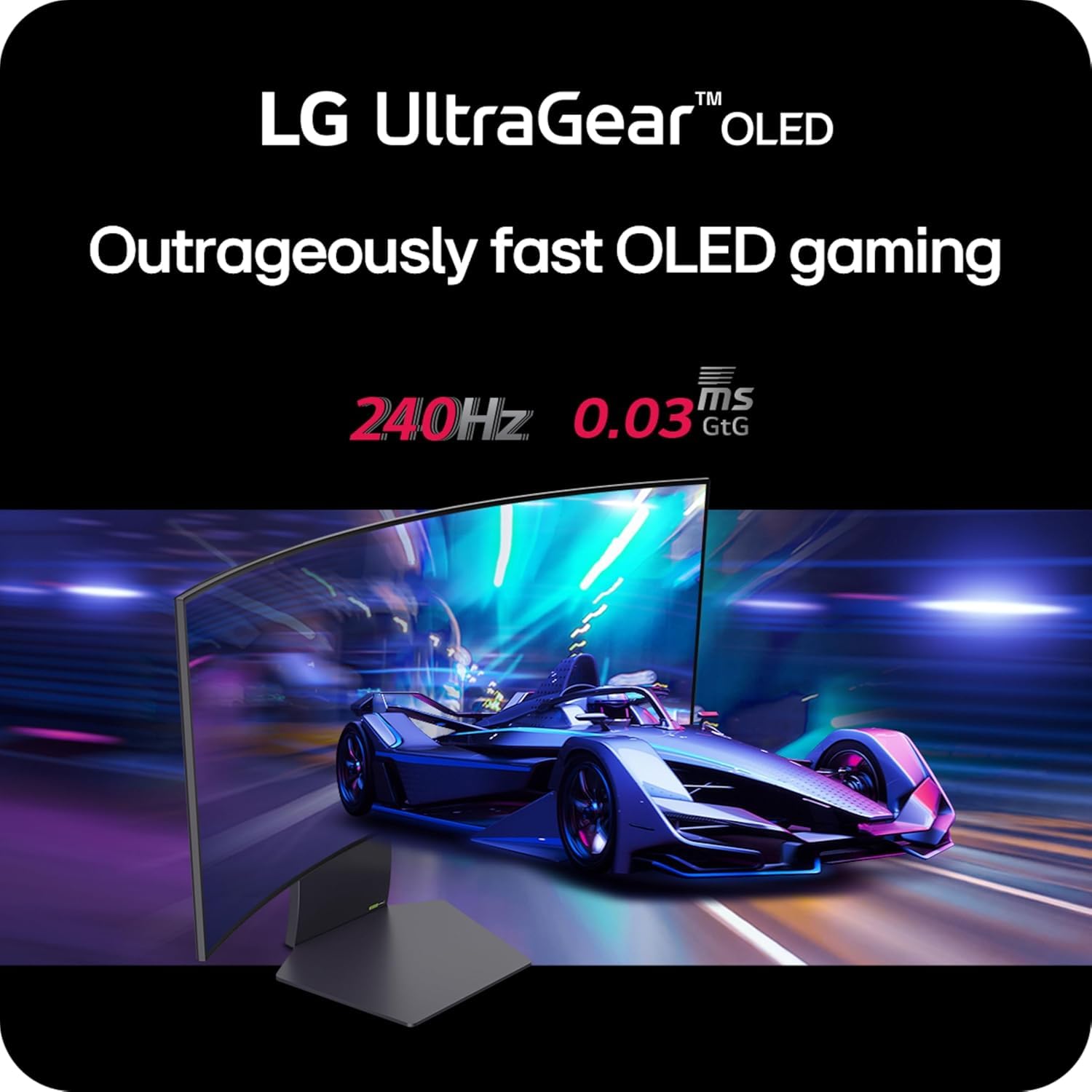 Lg 34Gs95Qe 34 Inch Ultragear Oled Curved Gaming Monitor Wqhd 800R 240Hz 0.03Ms Displayhdr True Black 400 Amd Freesync Premium P