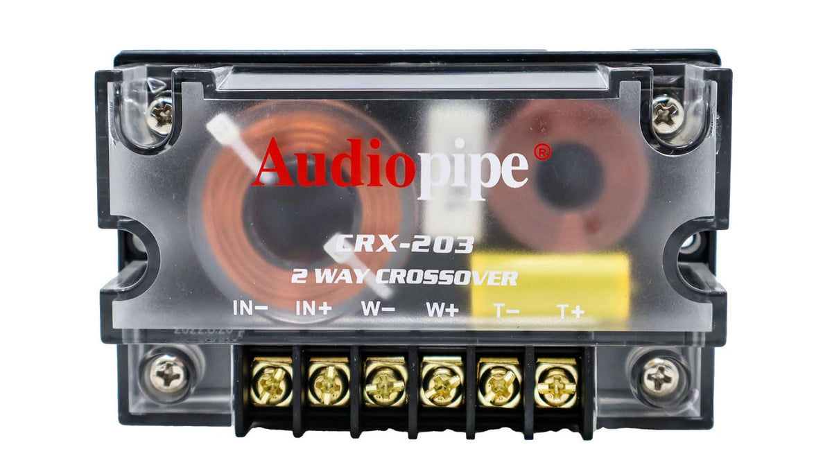 300 Watts 2 Way Crossover   (1) Passive Car Audio Speaker Tweeter Mids And Highs Crx 203