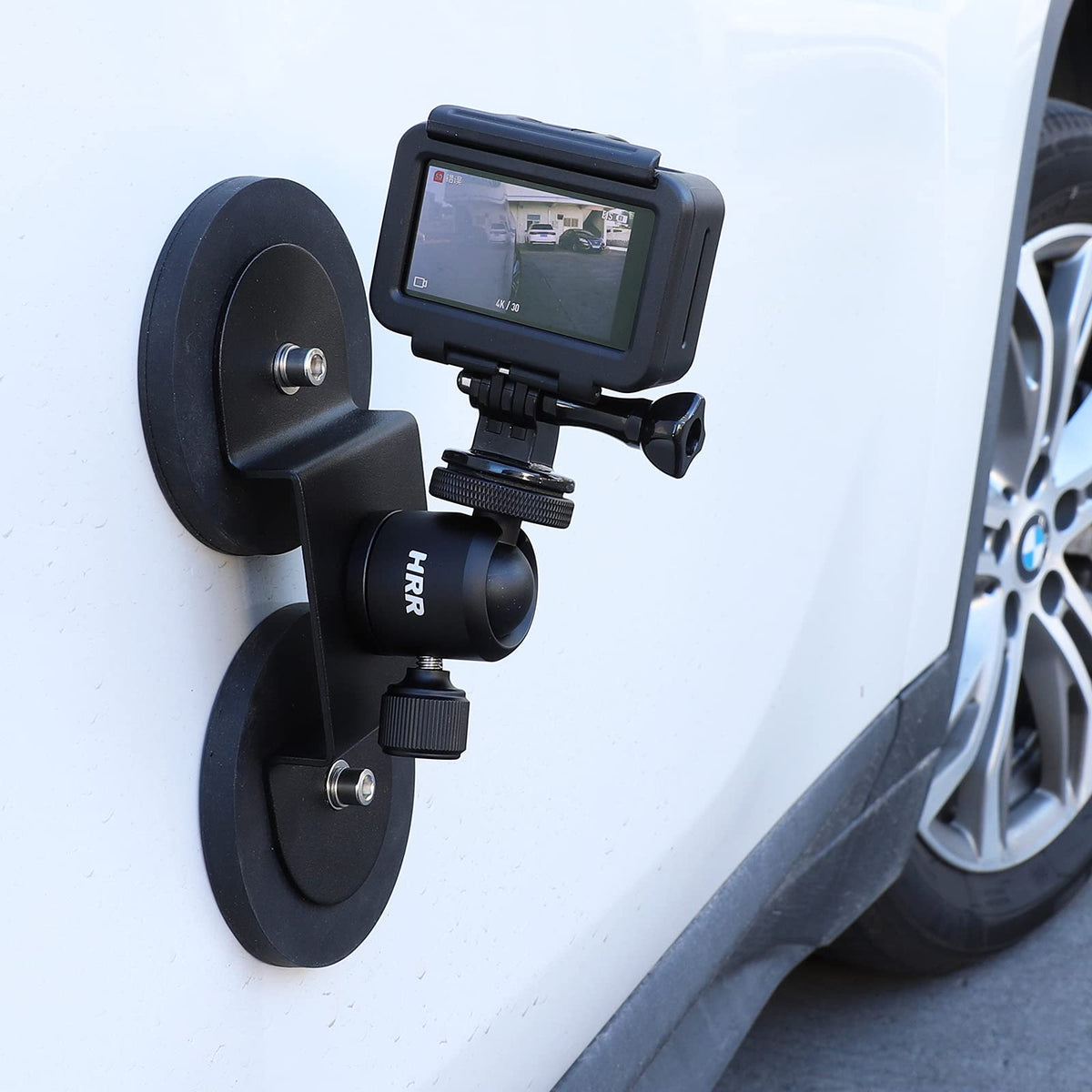 Pellking Magnet Camera Mount For Gopro,Heavy Duty Metal Car Powerful Magnetic Camera Mount With 360 Degree Rotation Ball Head For Car Body,Compatible With Gopro Hero 9 Black 8/7/6/5,Etc