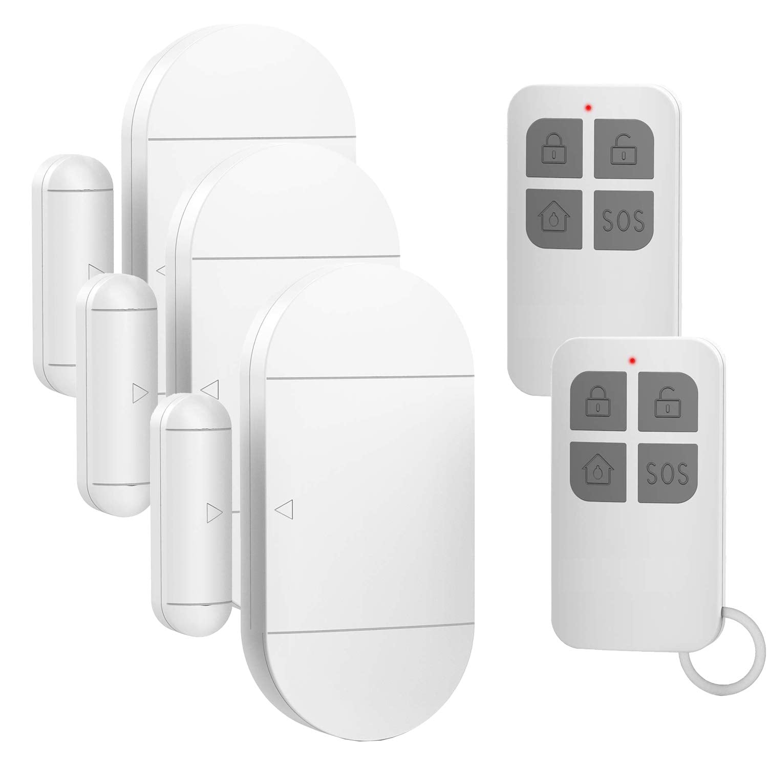 Door Window Alarm When Opened for Home Kids Safety with Remote, Door Entry Magnetic Sensor Alarm for Store/Garage,130dB Loud Ala