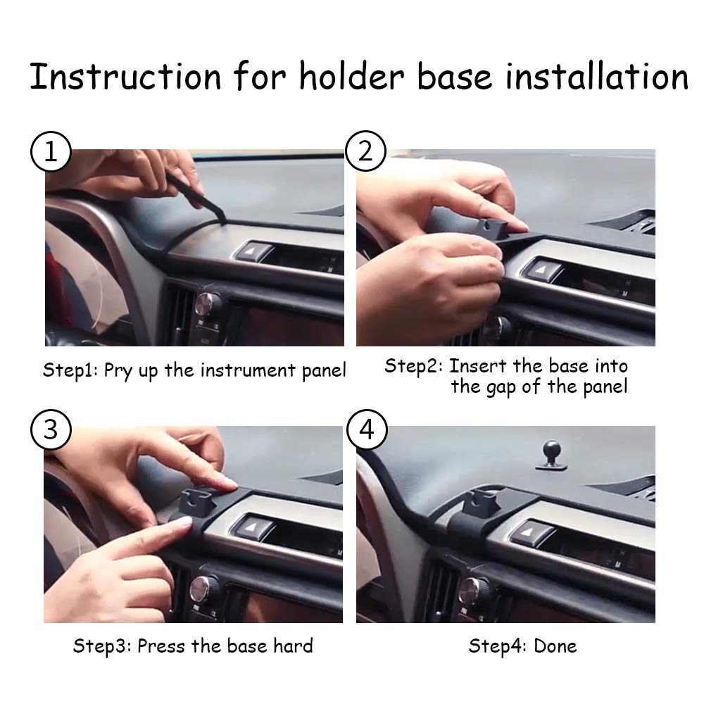 Musttrue Car Phone Holder For 2013-2018 Toyota Rav4 Auto Accessories Navigation Bracket Interior Decoration Mobile Cell Phone Mo