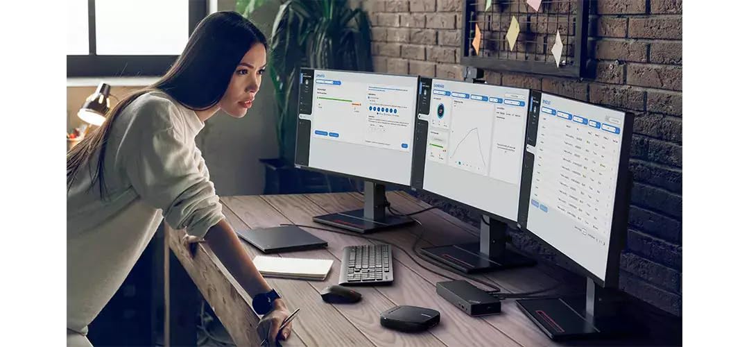 Lenovo Thinkpad Universal Thunderbolt 4 Dock 8K Display Support Up To 100W Power Delivery 40B00135 With Hdmi Cable And Dp Cable