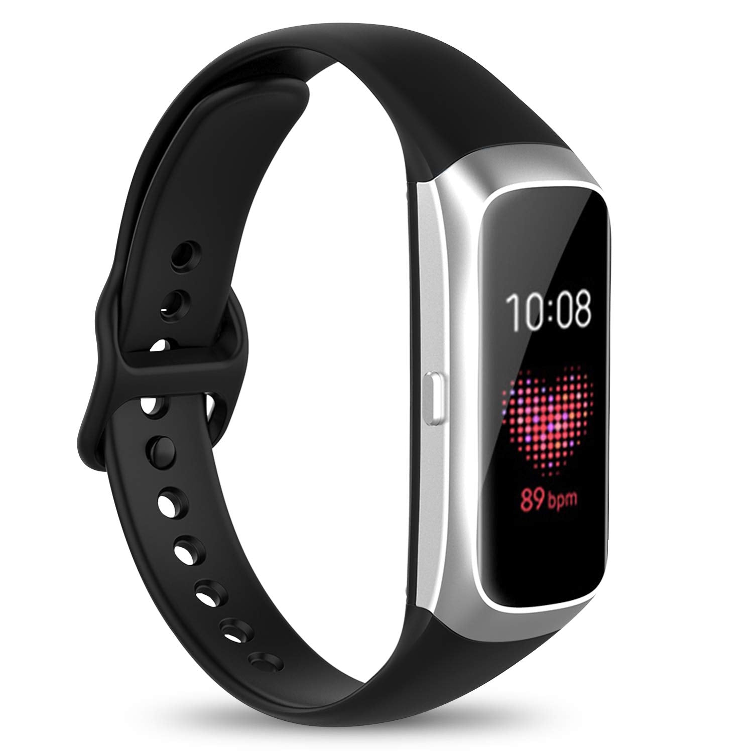 Watbro Compatible With Samsung Galaxy Fit Sm R370 Bands,Adjustable Soft Silicone Replacement Band Straps Wristbands Bracelet Fit