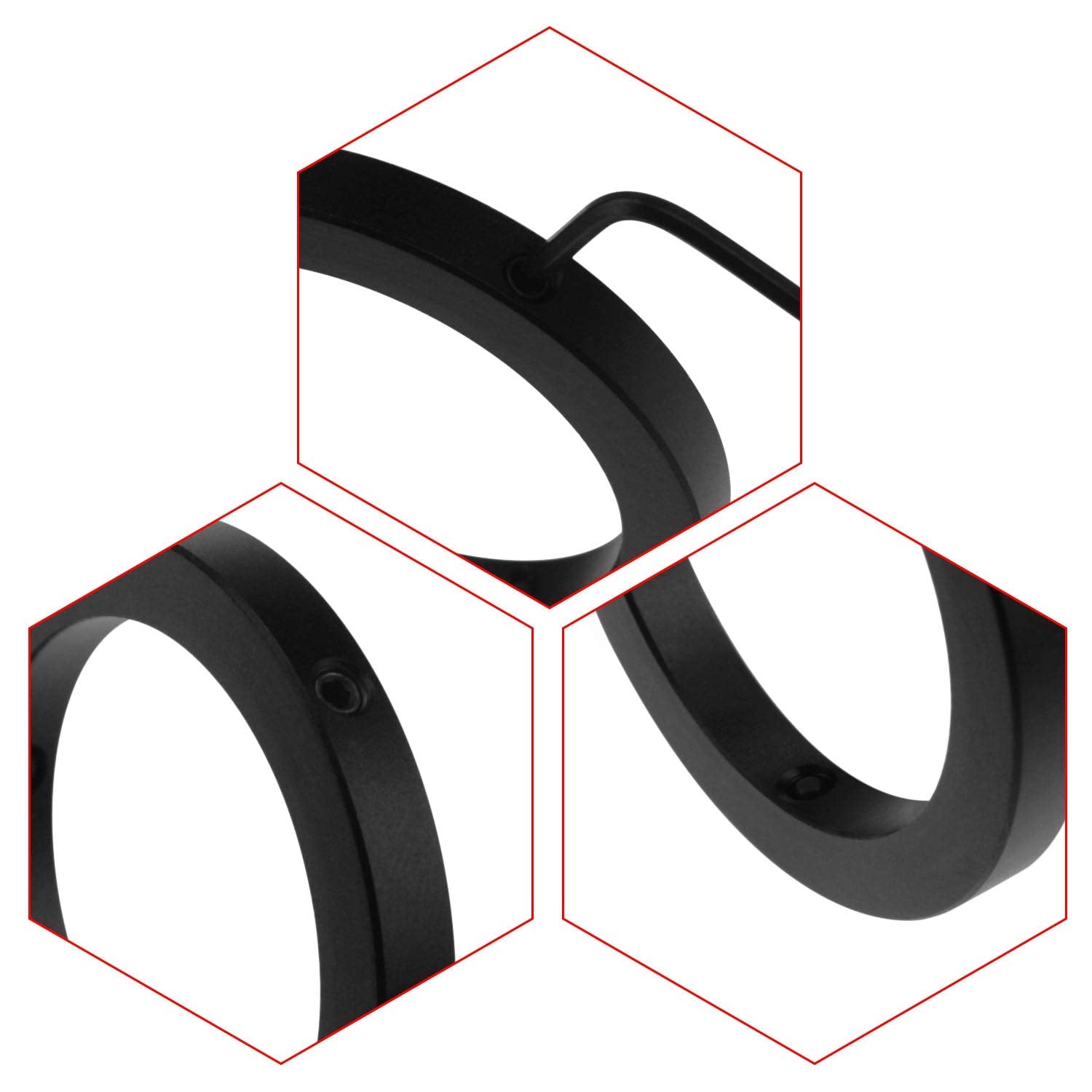 Astromania 1.25'' Telescope Eyepiece Parfocal Rings, Set Of Three