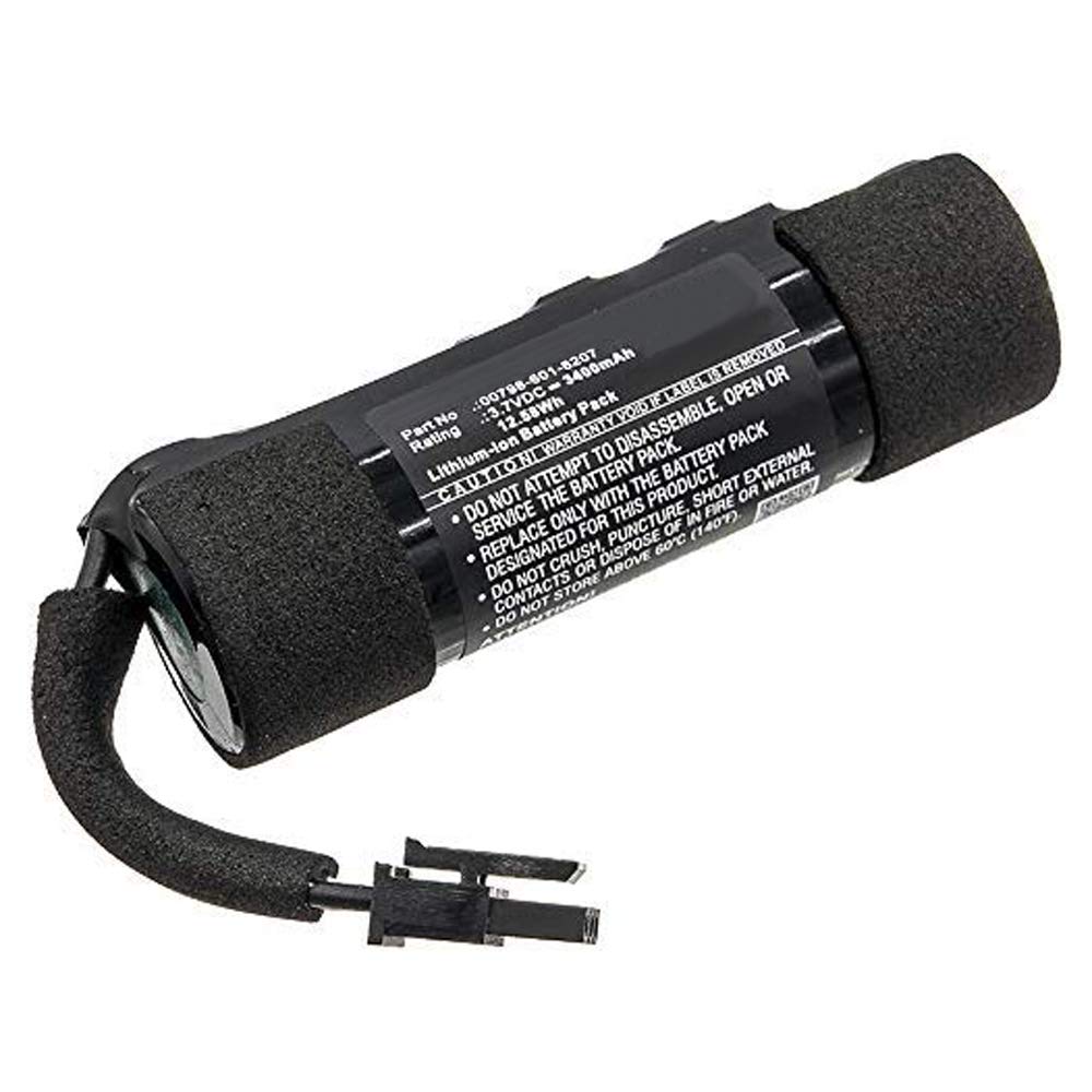 Mpf Products 3400Mah Extended 00798 601 8207 Battery Replacement Compatible With Logitech Ultimate Ears Ue Boom 2 Wireless Water
