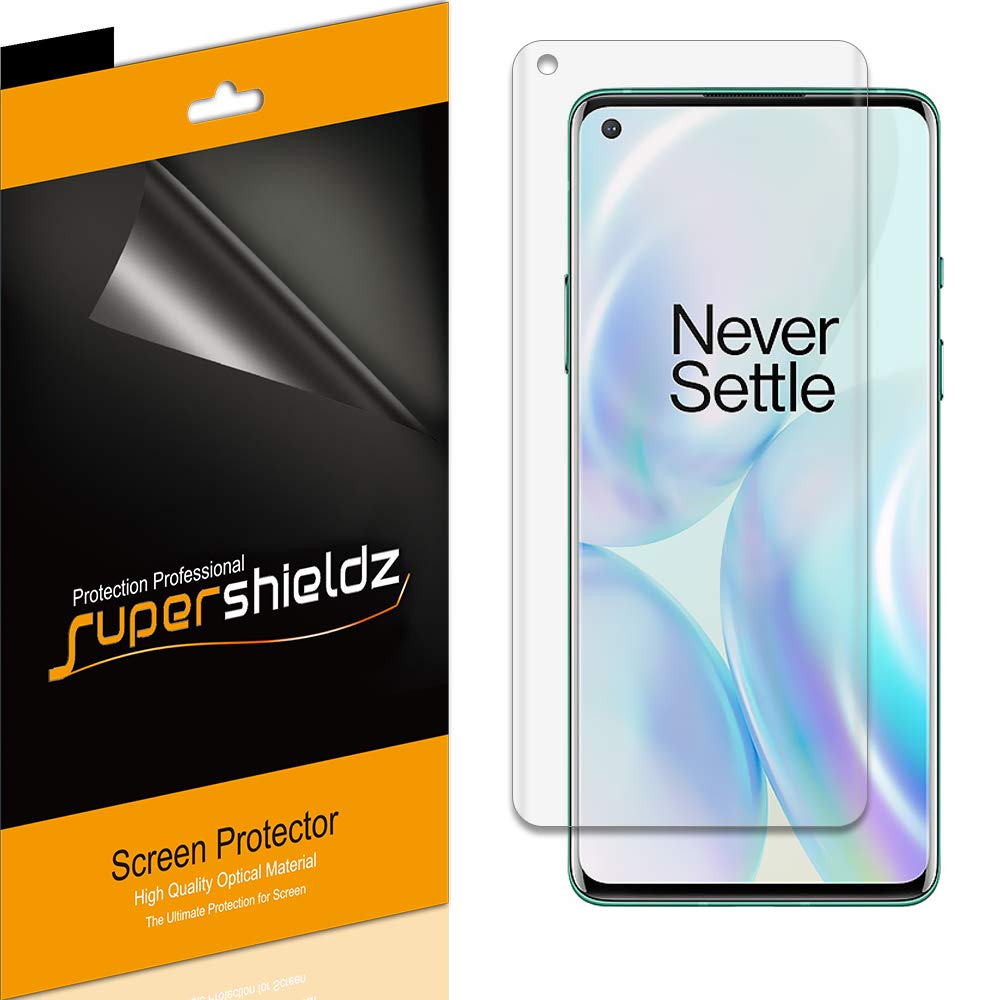 Supershieldz (2 Pack) Designed For Oneplus 8 / Oneplus 8 5G / Oneplus 8 5G Uw Screen Protector, High Definition Clear Shield (Pe